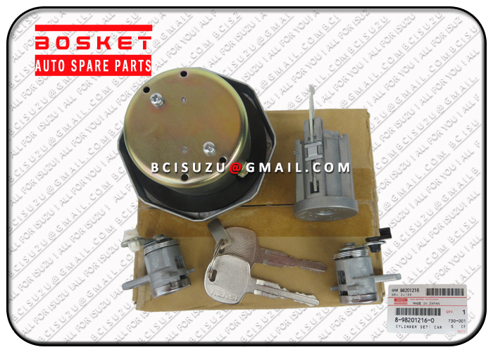 8980889540 8-98088954-0 Car Lock Cylinder Set For Isuzu NPR75 4HK1 8982012160 8-98201216-0 