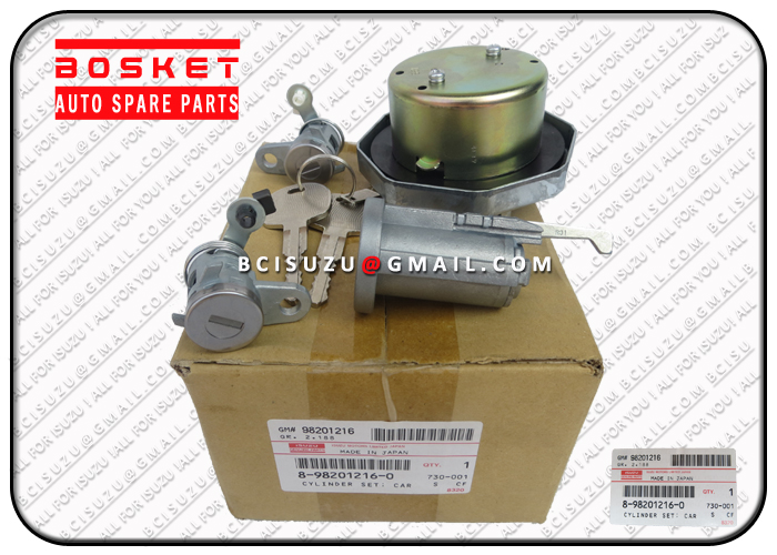 8980889540 8-98088954-0 Car Lock Cylinder Set For Isuzu NPR75 4HK1 8982012160 8-98201216-0 