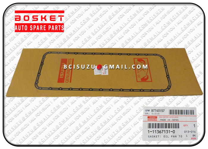 Cylinder Block To Oil Pan Gasket For Isuzu XE 6HK1 Engine 1113671311 1-11367131-1 