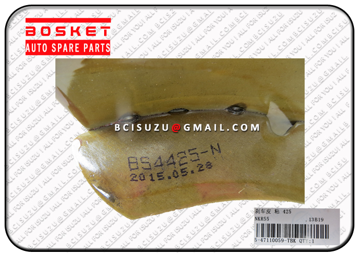 5471100590 5-47110059-0 Brake Shoe Suitable for ISUZU NKR 55 4JB1 