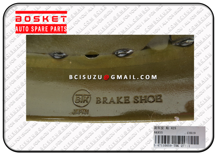 5471100590 5-47110059-0 Brake Shoe Suitable for ISUZU NKR 55 4JB1 