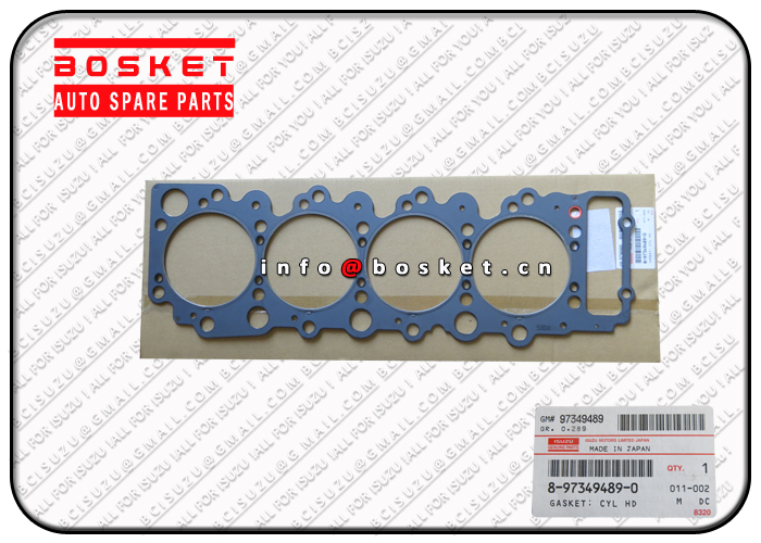 8-97349489-0 8-97222964-0 8973494890 8972229640 Cylinder Head Gasket Suitable For ISUZU NKR NPR XD N