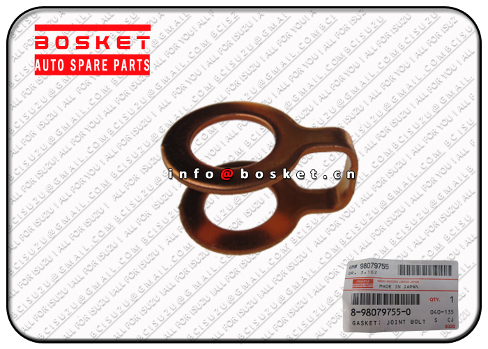 8-98079755-0 8980797550 Leak Off Pipe Joint Bolt Gasket Suitable 