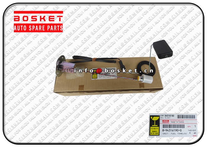 8-94316190-0 8943161900 Sub Fuel Tank Unit Suitable For ISUZU NKR NPR NHR NKR77 4JH1