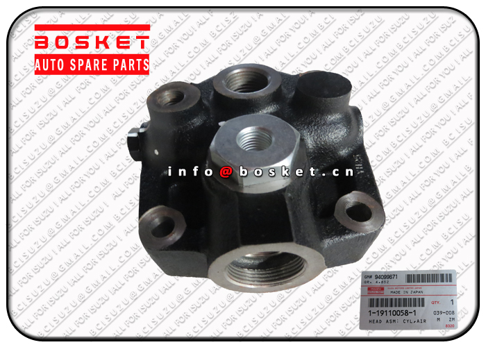 1-19110058-1 1191100581 Air Compressor Cylinder Head Assembly Suitable For ISUZU EVZ FSR FTR FVR32 6