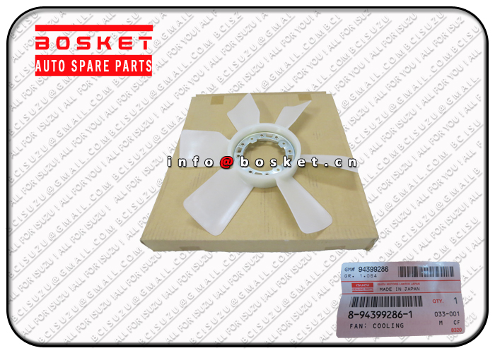 8-94399286-1 8943992861 Cooling Fan Suitable For ISUZU FTR FRR FSR FVZ34 6HK1 