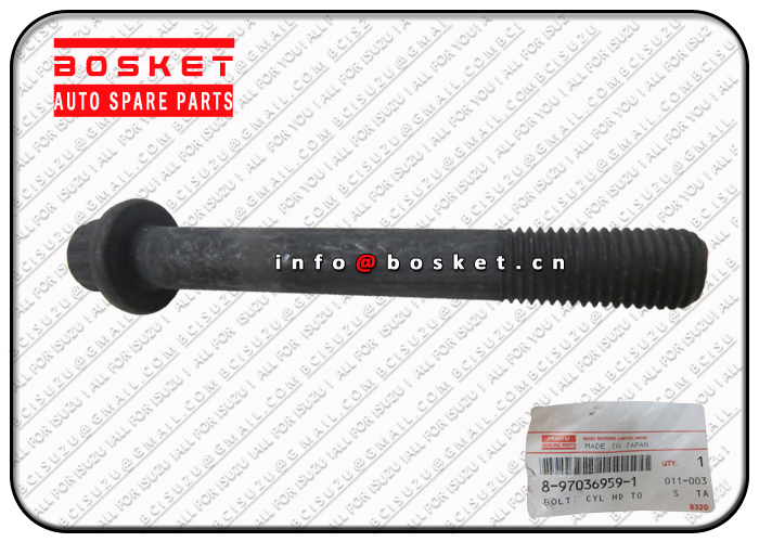 8-97036959-1 8970369591 Cylinder Head To Block Bolt Suitable For ISUZU XD 4LE2