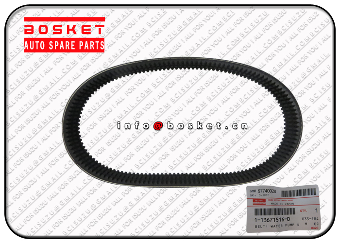 1-13671516-0 1136715160 Water Pump Drive Belt Suitable For ISUZU XE 6HK1 