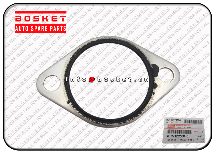 8-97129600-0 8971296000 Valve Pressure Gasket Suitable For ISUZU NKR NPR