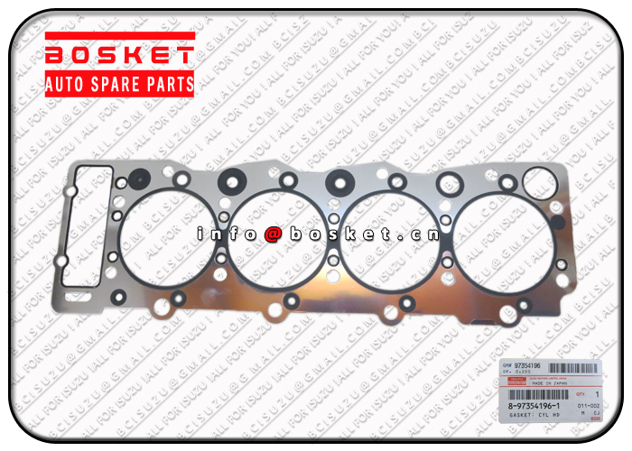 8-97354196-1 8973541961 Cylinder Head Gasket Suitable For ISUZU NPR NQR70 4HE1 