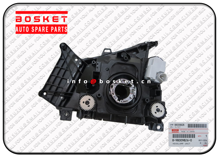 8-98009826-1 8980098261 Headlamp Unit Suitable For ISUZU CVZ CXZ EXZ NKR77 4JH1 