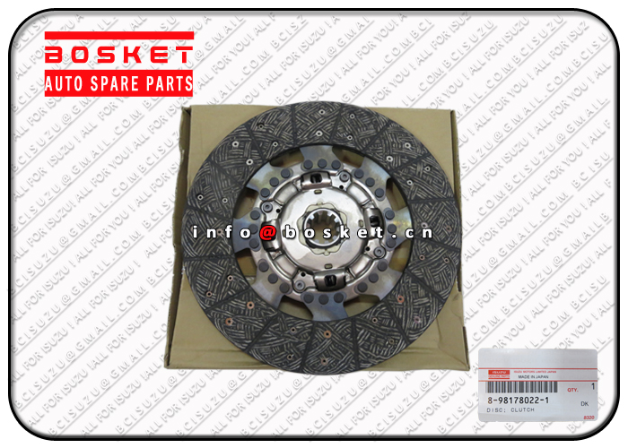 8-98178022-1 8-97229241-0 8981780221 8972292410 Clutch Disc Suitable For ISUZU NPR  4HE1