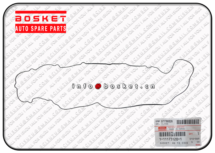 1-11173120-0 1111731200 Head To Cover Gasket Suitable For ISUZU CXZ CYZ CYZ51 6WF1 