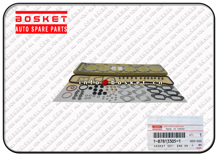 1-87813305-1 1878133051 Engine Head Overhaul Gasket Set Suitable For ISUZU FVR 6HE1