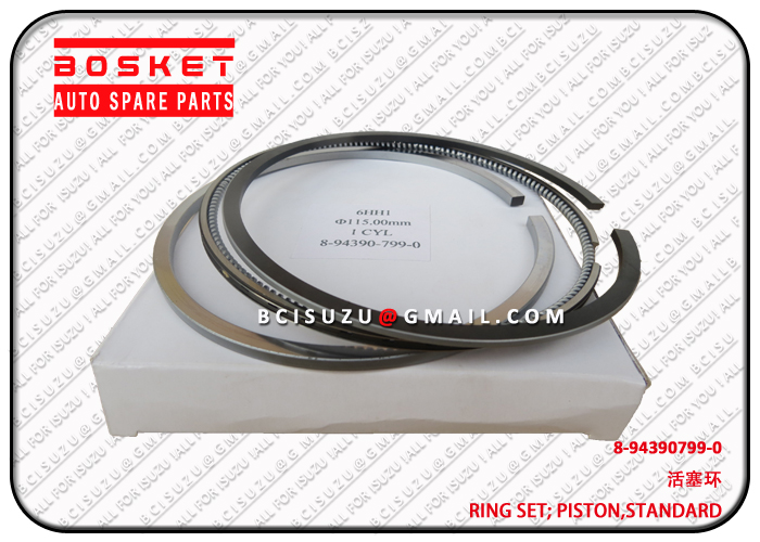 8943907990 8-94390799-0 Standard Piston Ring Set Suitable for ISUZU FRR FRR33 6HH1 