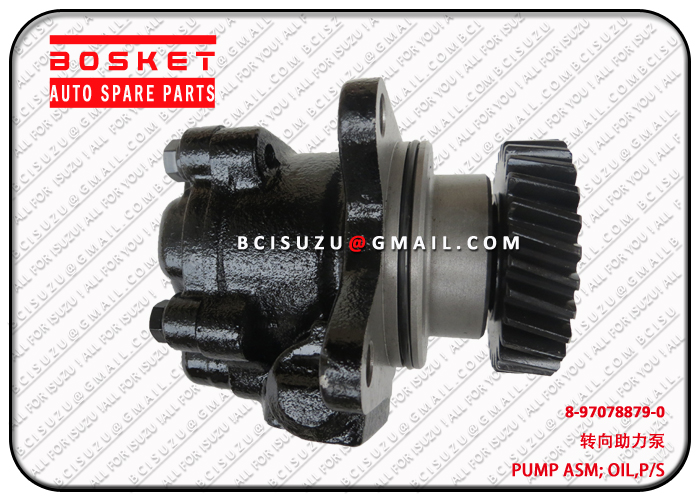 8970788790 8-97078879-0 Power Steering Oil Pump Assembly Suitable For ISUZU NPR 4BC2