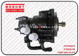 8972584610 8-97258461-0 Power Steering Oil Pump Assembly Suitable for ISUZU NPR 4HG1T 