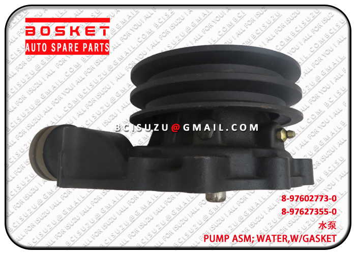 8976027730 8-97602773-0 With Gasket Water Pump Assembly Suitable for ISUZU FVZ34 6HK1 