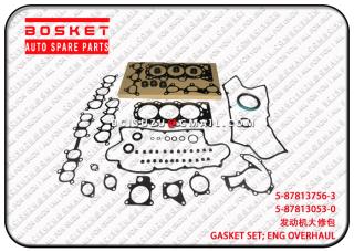 5878137563 5-87813756-3 Eng Overhaul Gasket Set Suitable for ISUZU UCS25 6VD1 