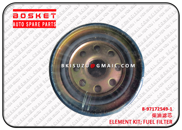 8971725491 8-97172549-1 Fuel Filter Element Kit Suitable for ISUZU NPR60 4BG1 4HF1 