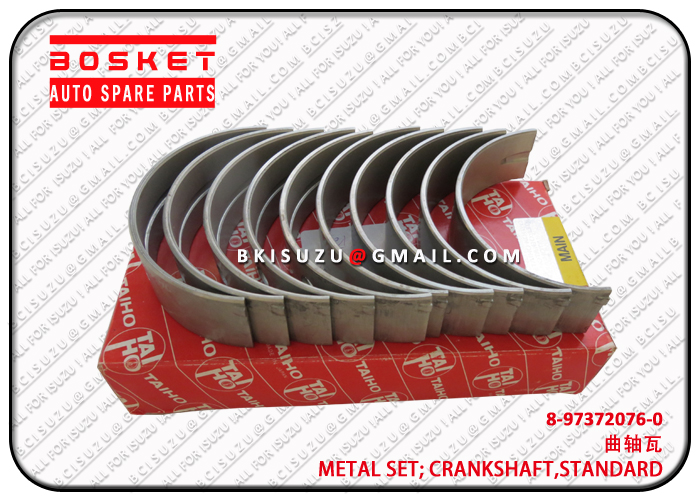 8973720760 8-97372076-0 Standard Crankshaft Metal Set Suitable for ISUZU NKR NPR 4HK1 4HF1 