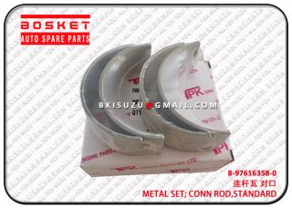 8976163580 8-97616358-0 Standard Connecting Rod Metal Set Suitable for ISUZU LV 4HK1 6HK1 