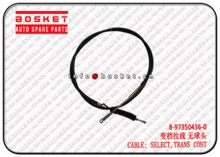 8-97350436-0 8973504360 Transmission Control Select Cable Suitable for ISUZU NQR 4HG1 