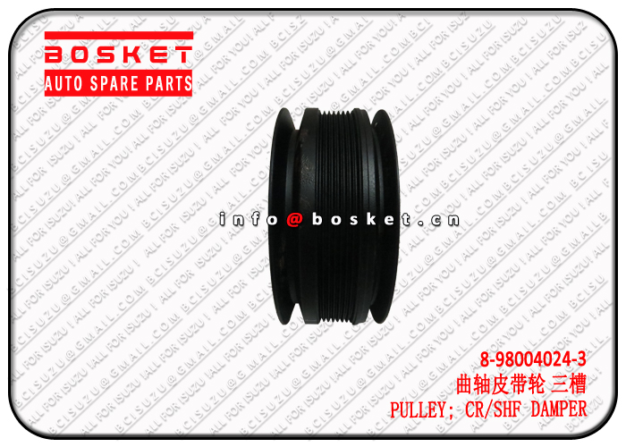 8-98004024-3 8980040243 Crankshaft Damper Pulley Suitable for ISUZU ELF 4HK1 