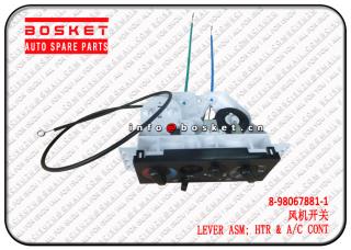 8-98067881-1 8980678811 Htr&Air conditioner Control Lever Assembly Suitable for ISUZU NMR NPR 700P 4