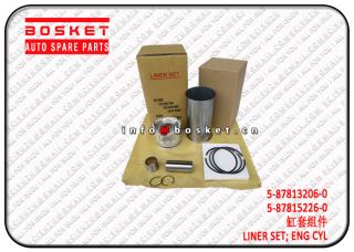 5-87813206-0 5-87815226-0 5878132060 5878152260 Engine Cylinder Liner Set Suitable for ISUZU NKR69 4