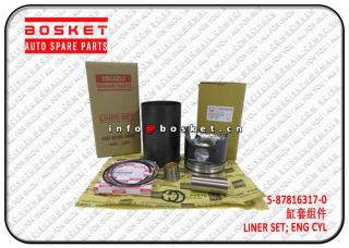 5-87816317-0 5878163170 Engine Cylinder Liner Set Suitable for ISUZU 4HG1T 