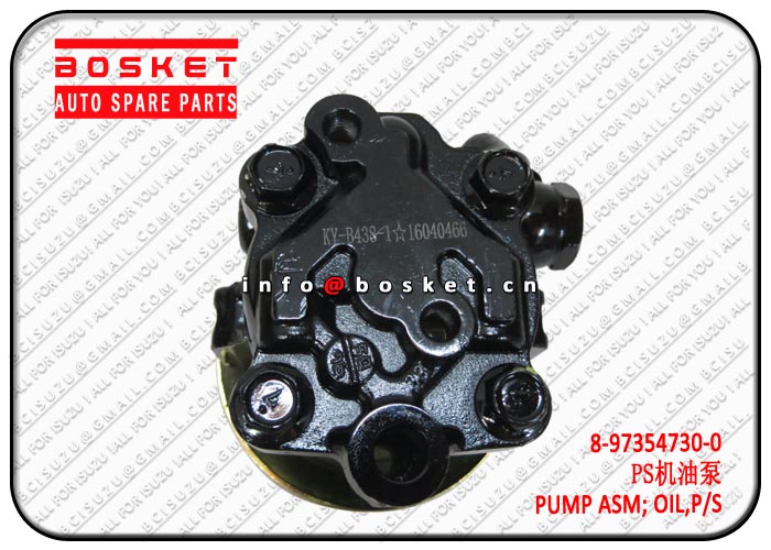 8-97354730-0 8973547300 Power Steering Oil Pump Assembly Suitable for ISUZU NHR NKR NPR 4JB1 