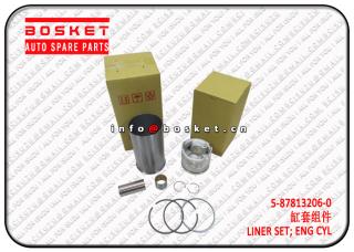 5-87813206-0 5-87815226-0 5878132060 5878152260 Engine Cylinder Liner Set Suitable For ISUZU NKR69 4