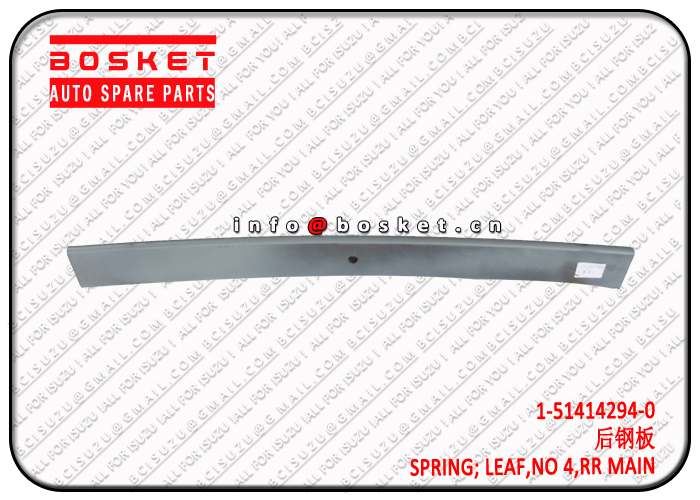 1-51414294-0 1514142940 Rear Main No 4 Leaf Spring Suitable for ISUZU CXZ CYZ EXZ   