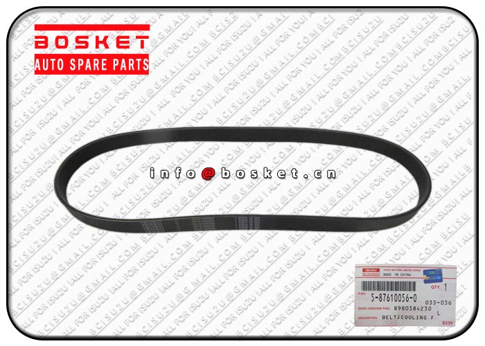 5-87610056-0 8-98038423-0 5876100560 8980384230 Cooling Fan Belt Suitable for ISUZU NPR 