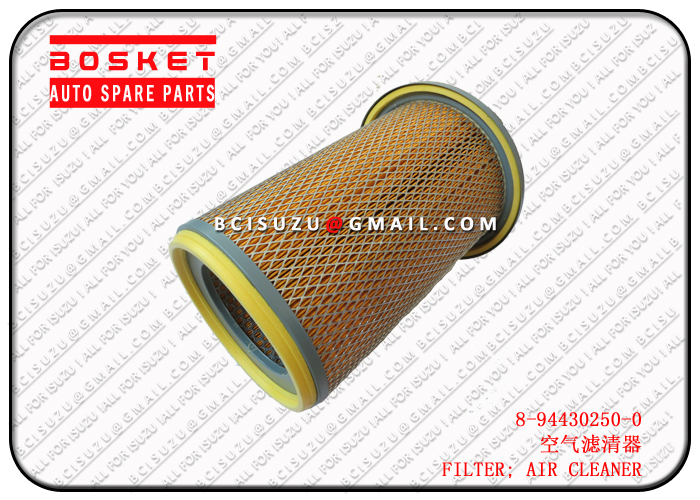 8944302500 8-94430250-0 Air Cleaner Filter Suitable for ISUZU NPR 4HE1