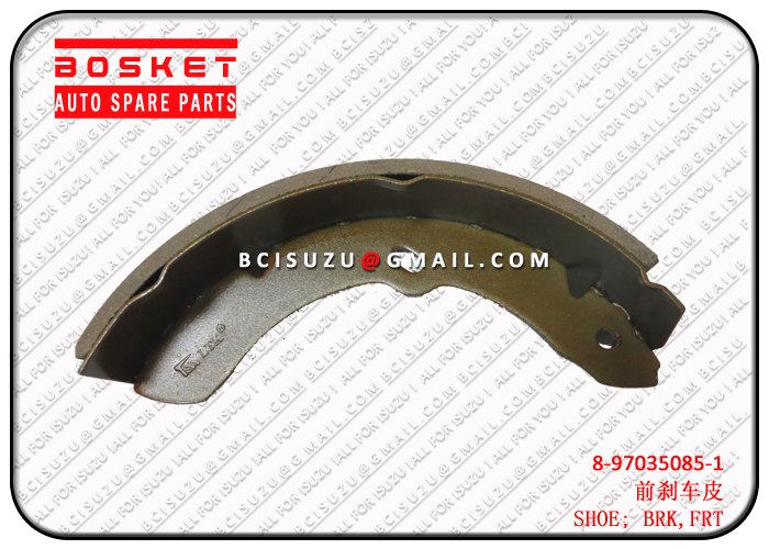 8970350851 8-97035085-1 Front Brake Shoe Suitable for ISUZU NKR55 4JB1 