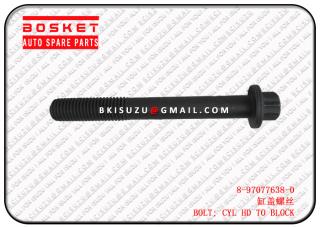 8970776380 8-97077638-0 Cylinder Head To Block Bolt Suitable for ISUZU NPR66 4HK1 4HF1 