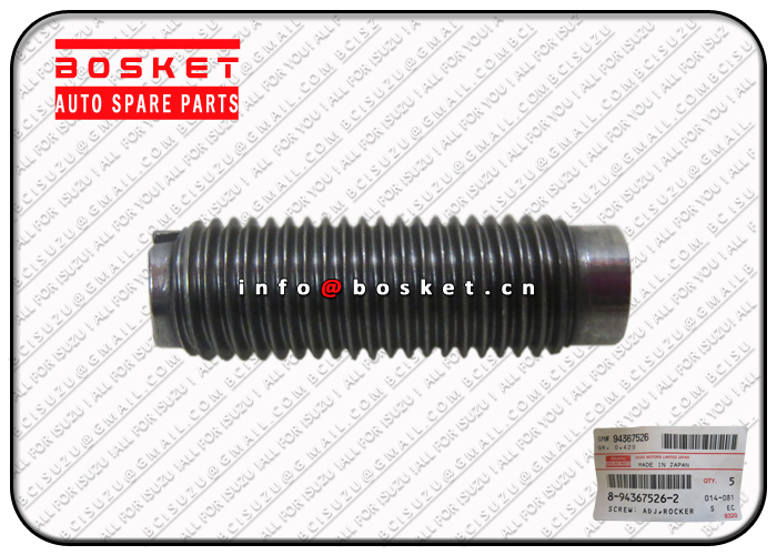 8-94367526-2 8943675262 Rocker Arm Adjuster Screw Suitable For ISUZU NKR NPR NPR66 4HF1 