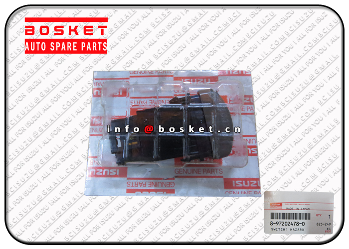 8-97202478-0 8972024780 Hazard Switch Suitable For ISUZU NKR NPR 