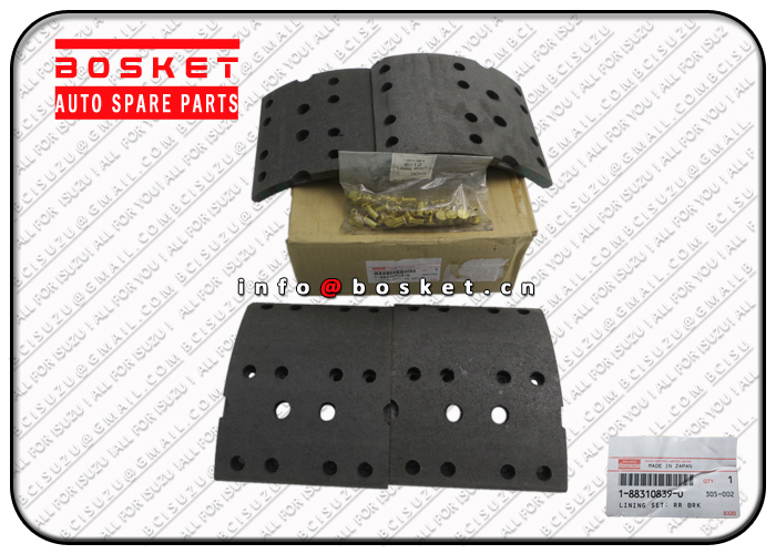 ISUZU FSR Standard Rear Brake Lining Set 1-88310839-0 1883108390 