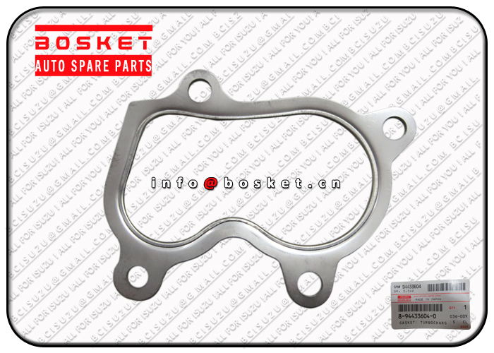 8-94433604-0 8944336040 Turbocharger To Exhaust Duct Gasket Suitable for ISUZU NKR55 4JB1T 