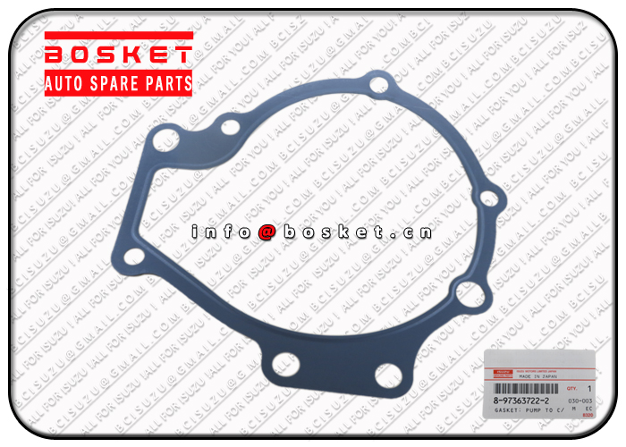 Pump To Cylinder Block Gasket Suitable for ISUZU XD 8-97363722-2 8973637222 