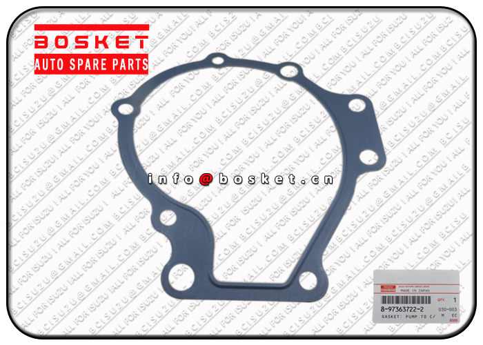 Pump To Cylinder Block Gasket Suitable for ISUZU XD 8-97363722-2 8973637222 