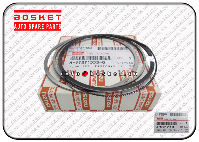 8-97371553-0 8973715530 Standard Piston Ring Set Suitable for ISUZU UCS25 6VD1 