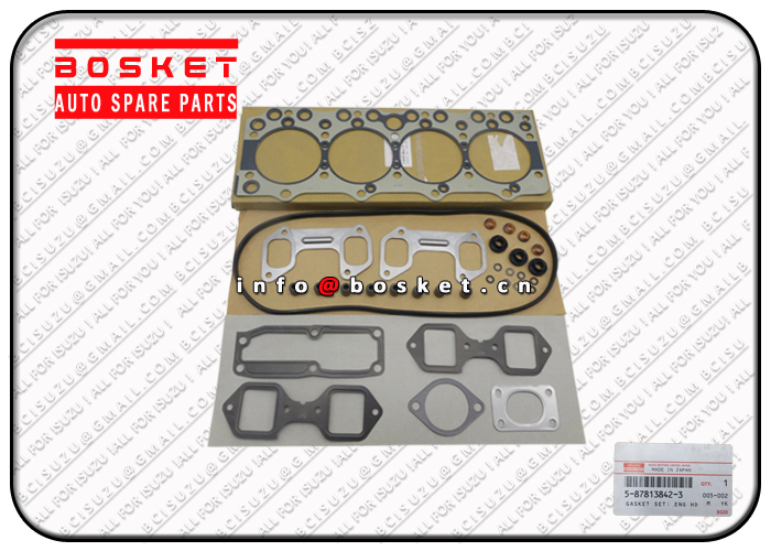 5878138423 5-87813842-3 Engine Gasket Set Suitable for ISUZU 4BG1 