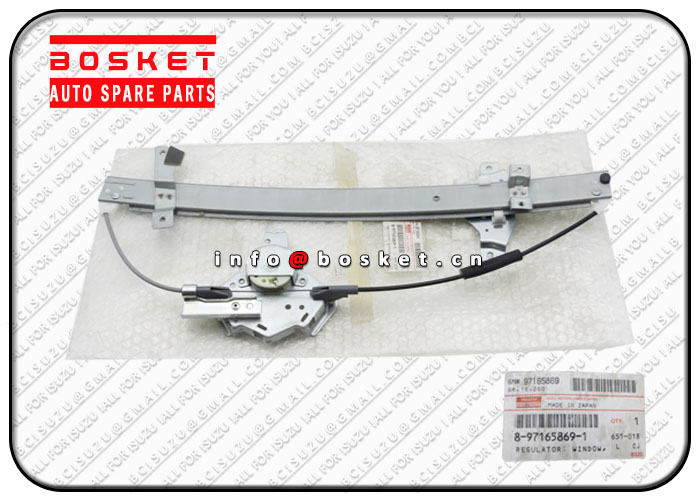 Rear Door Regulator Suitable for ISUZU UBS17 4ZE1 8-97165869-1 8971658691 