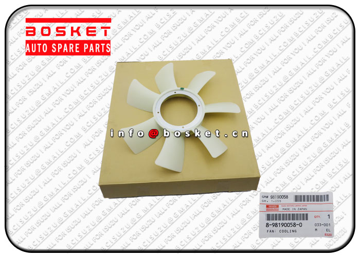 ISUZU NPR Cooling Fan 8-98190058-0 8-97367381-0 8981900580 8973673810 