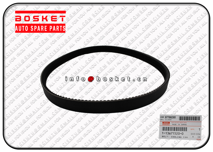 Cooling Fan Belt Suitable for ISUZU 6WG1 1136715200 1-13671520-0 
