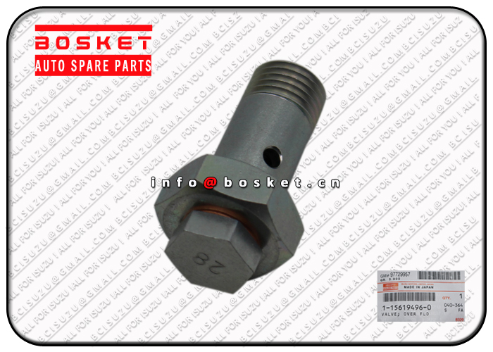 Injection Pump Over Flow Valve Suitable for ISUZU 6WF1 1156194960 1-15619496-0 